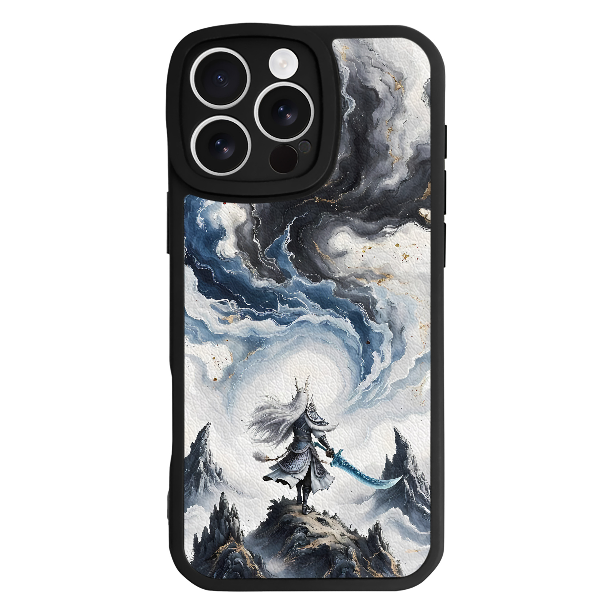 （画像用） Ne Zha 2 ナタ 魔童の大暴れ 【iPhone 16シリーズ対応】シリコンスマホケース（レザー調） 材質：シリコン
